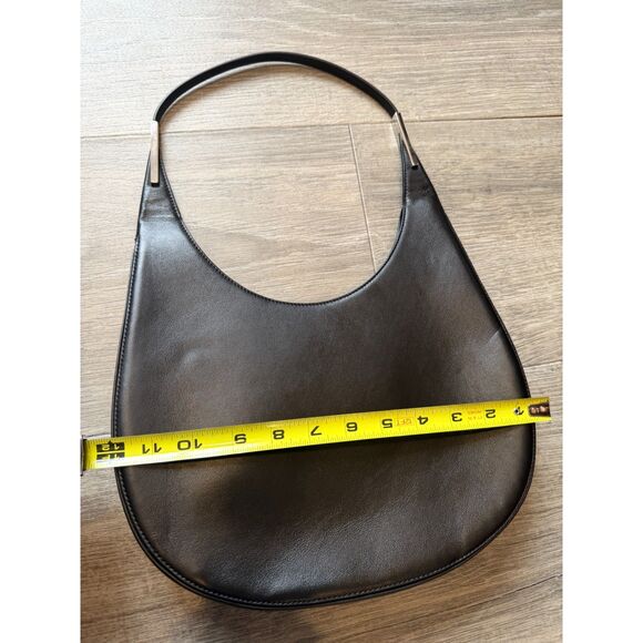 Savette Florence Leather Hobo in Black - Picture 7 of 8